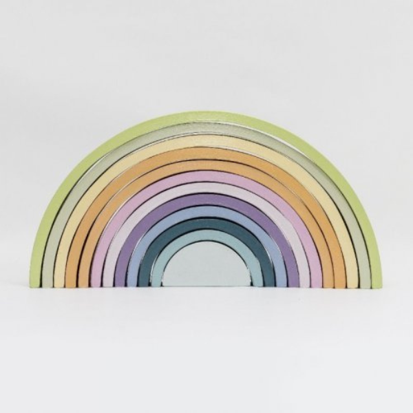 Arcoíris 12 piezas ancho Pastel - Imagen 2