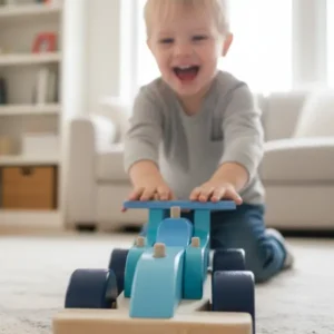 Niño jugando con F1 de Franquito