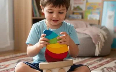 Niño jugando con su Velero