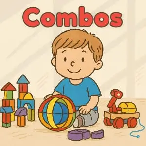 Nuestros combos te van a ayudar a encontrar la combinacion de juguetes justa