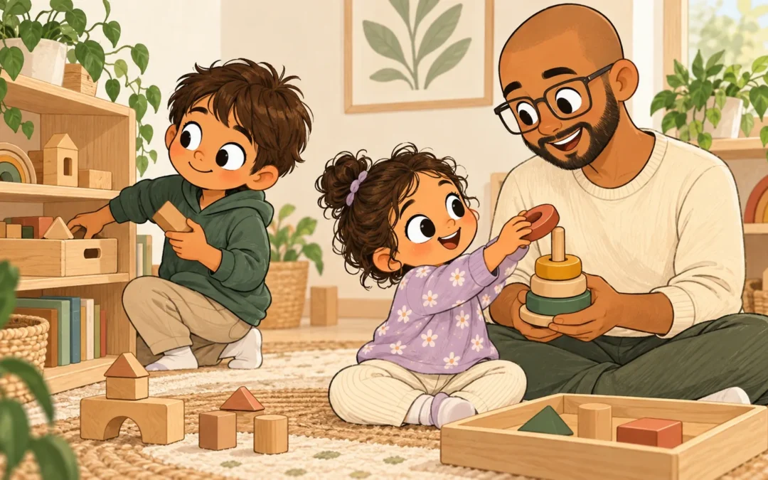 Montessori en casa: cómo elegir juguetes de madera según la edad de tu hijo o hija